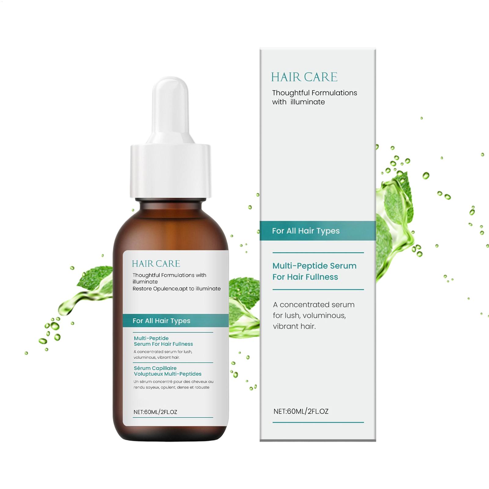 Root Stimulator Liquid - 60 ミリリットル髪平滑化液体ペプチドヘアセラム毛根ケア血清修復毛根保湿栄養強化ヘアオイル