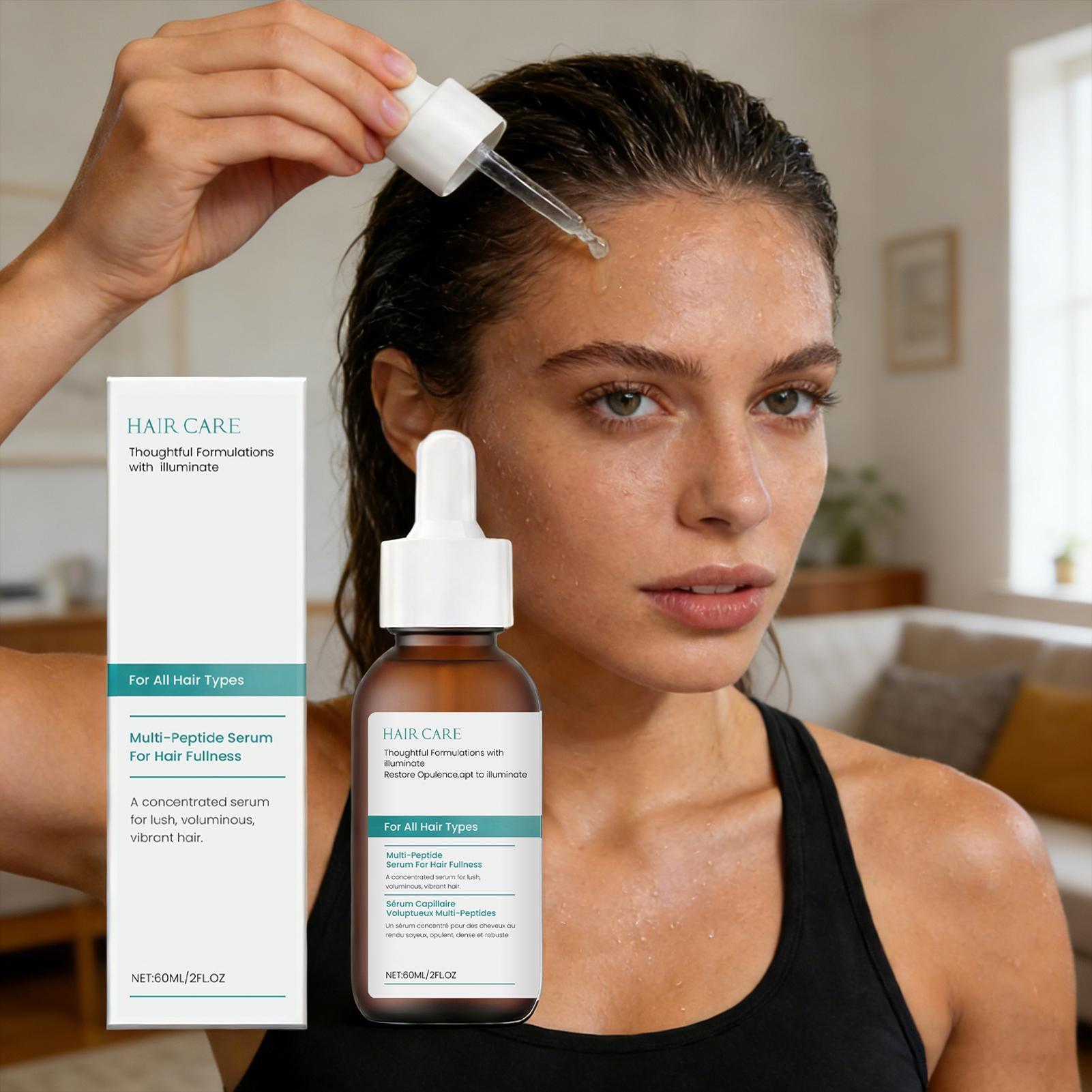 60 ミリリットル髪平滑化液体ペプチドヘアセラム毛根ケア血清 - Root Stimulator Liquid のレビューと価格